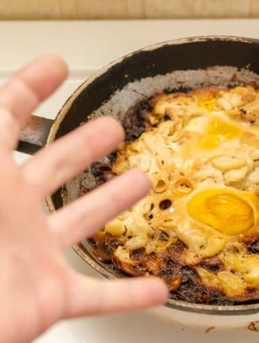 Casserole brûlée