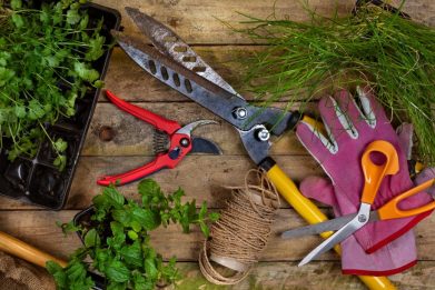outils de jardin