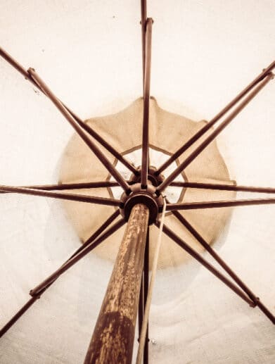 parasol déporté