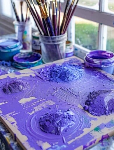 L’art de créer la couleur violette : Guide étape par étape