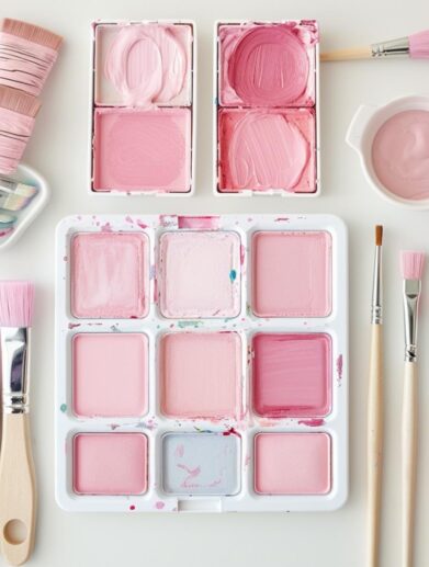 Maîtriser la Couleur Rose: Techniques de Mélange de Couleurs